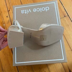 Dolce Vita Metallic heels